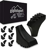 gipfelsport Nordic Walking Gummipuffer, Schuhe, 12 Stück, 6 Paare