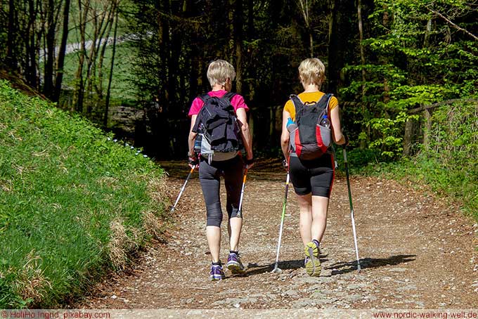 Besonders geignet zum Walking sind Wege in der Natur zum Beispiel im Wald. www.nordic-walking-welt.de