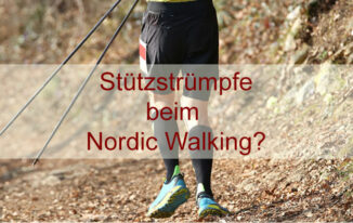 Stützstrümpfe beim Nordic Walking