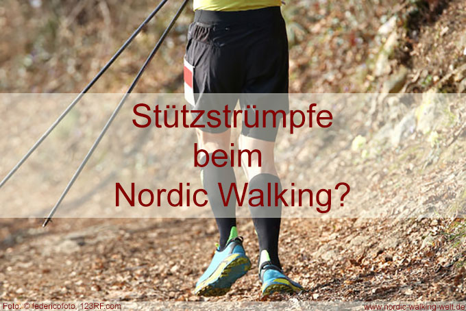 Stützstrümpfe beim Nordic Walking